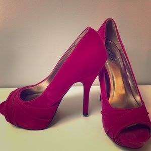 Hot Pink Cupid Pumps